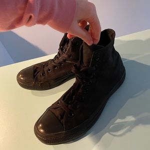 CONVERSE ALL STAR - All Black size 9 women (7 men)